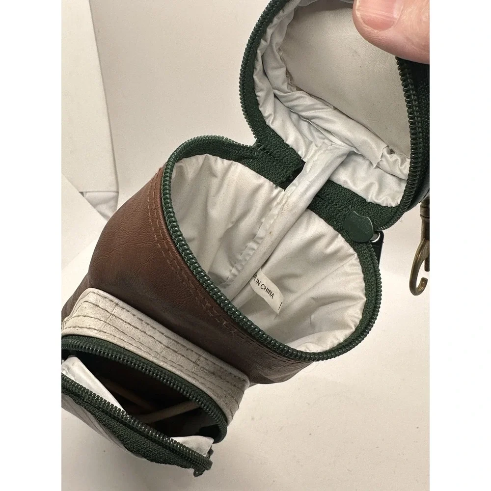 Insulated Golf Bag Drink Holder w/Bag Clip Golf Buddy‎ Coozie